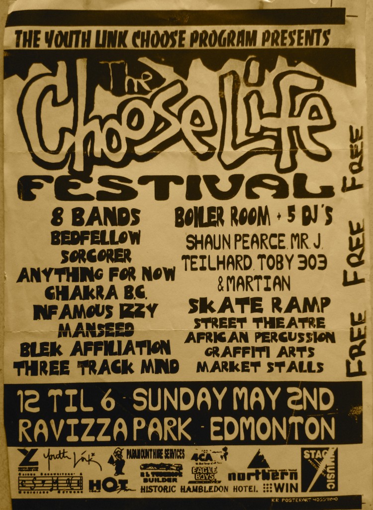 choose life festival poster